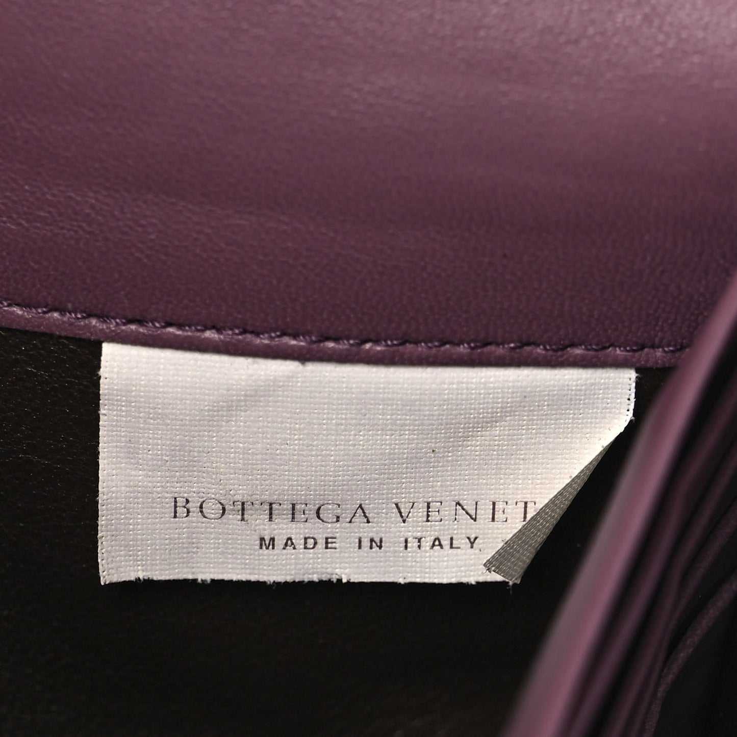 Nappa Ayers Intrecciato Continental Flap Wallet Aubergine