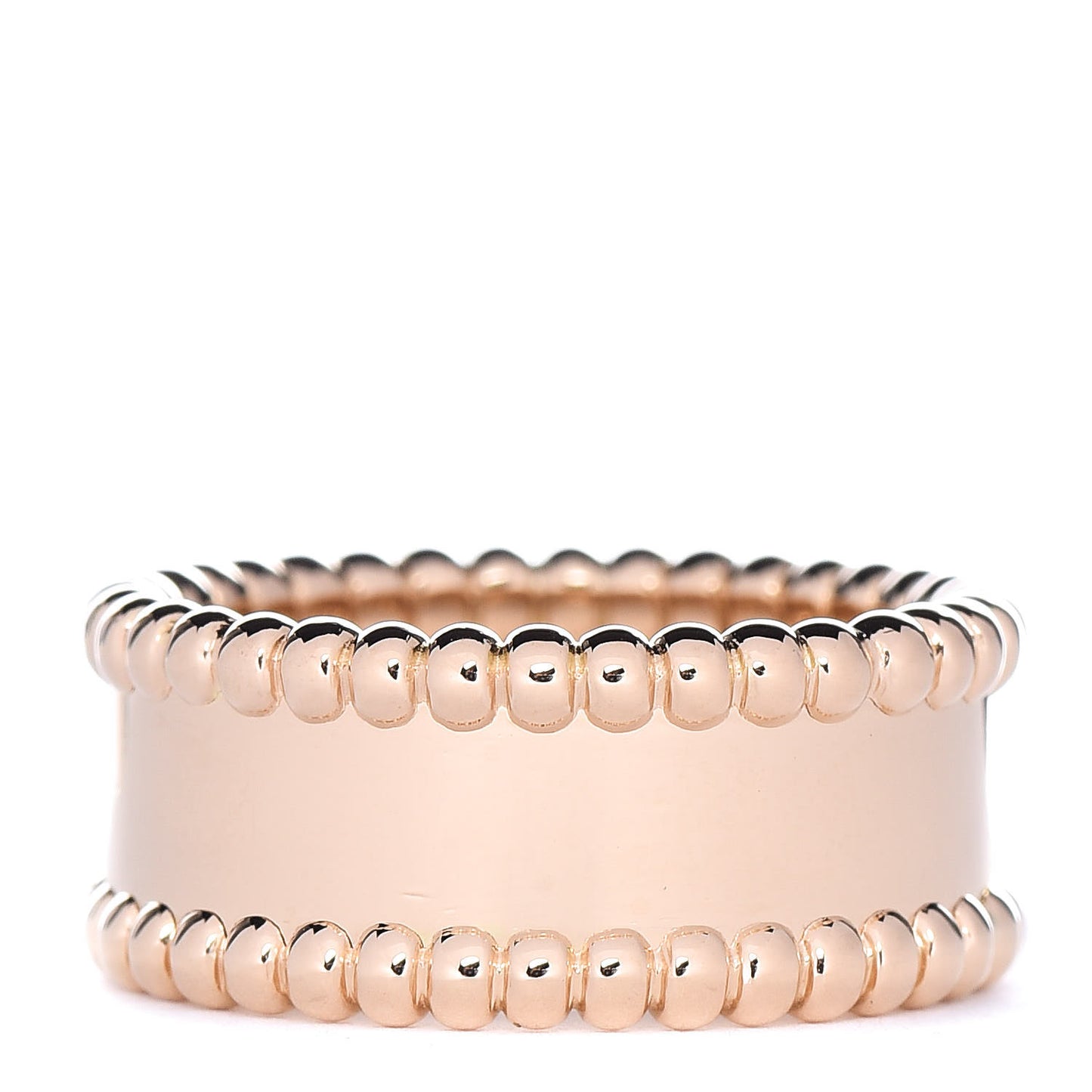 18K Yellow Gold Perlee Signature Ring 47 4.25
