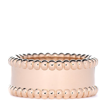 Van Cleef & Arpels 18K Yellow Gold Perlee Signature Ring 47 4.25 3 of 6