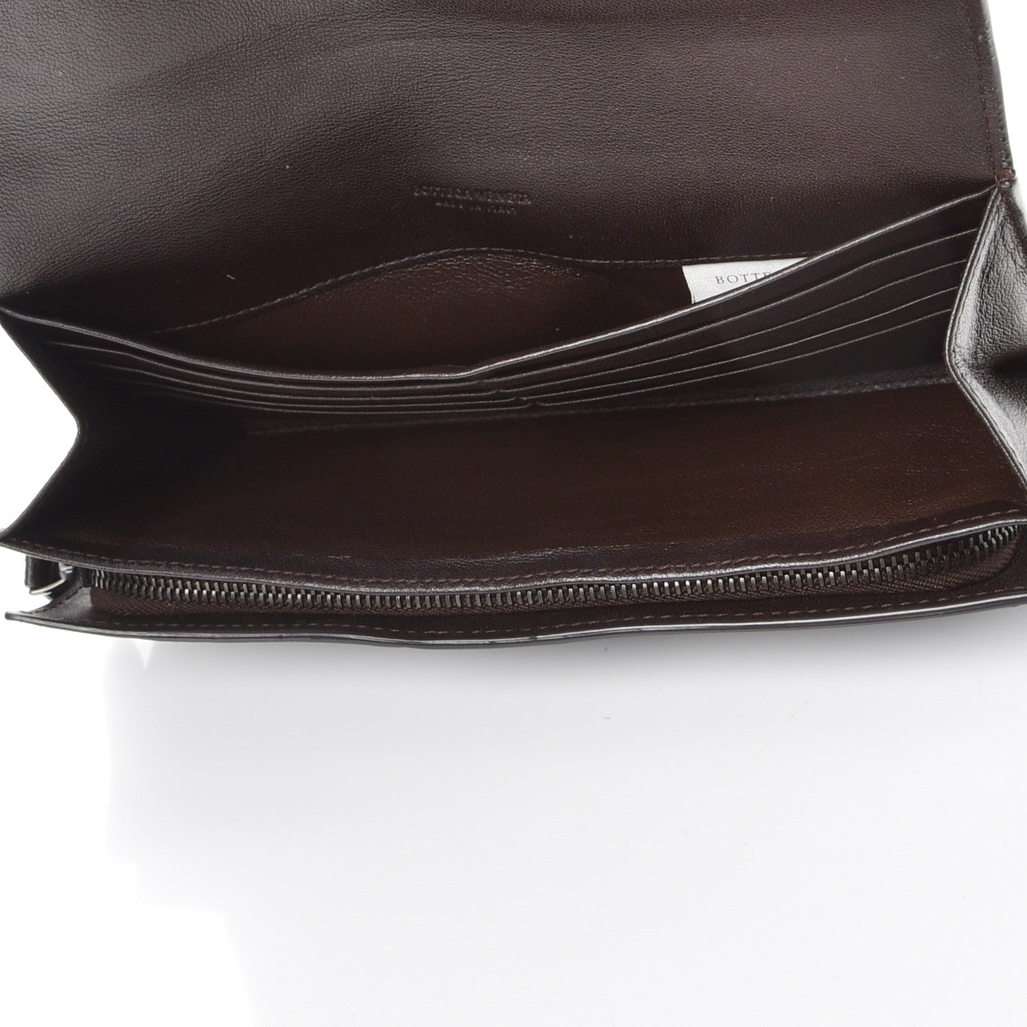 Bottega Veneta Nappa Intrecciato Continental Wallet Ebano 5 of 9