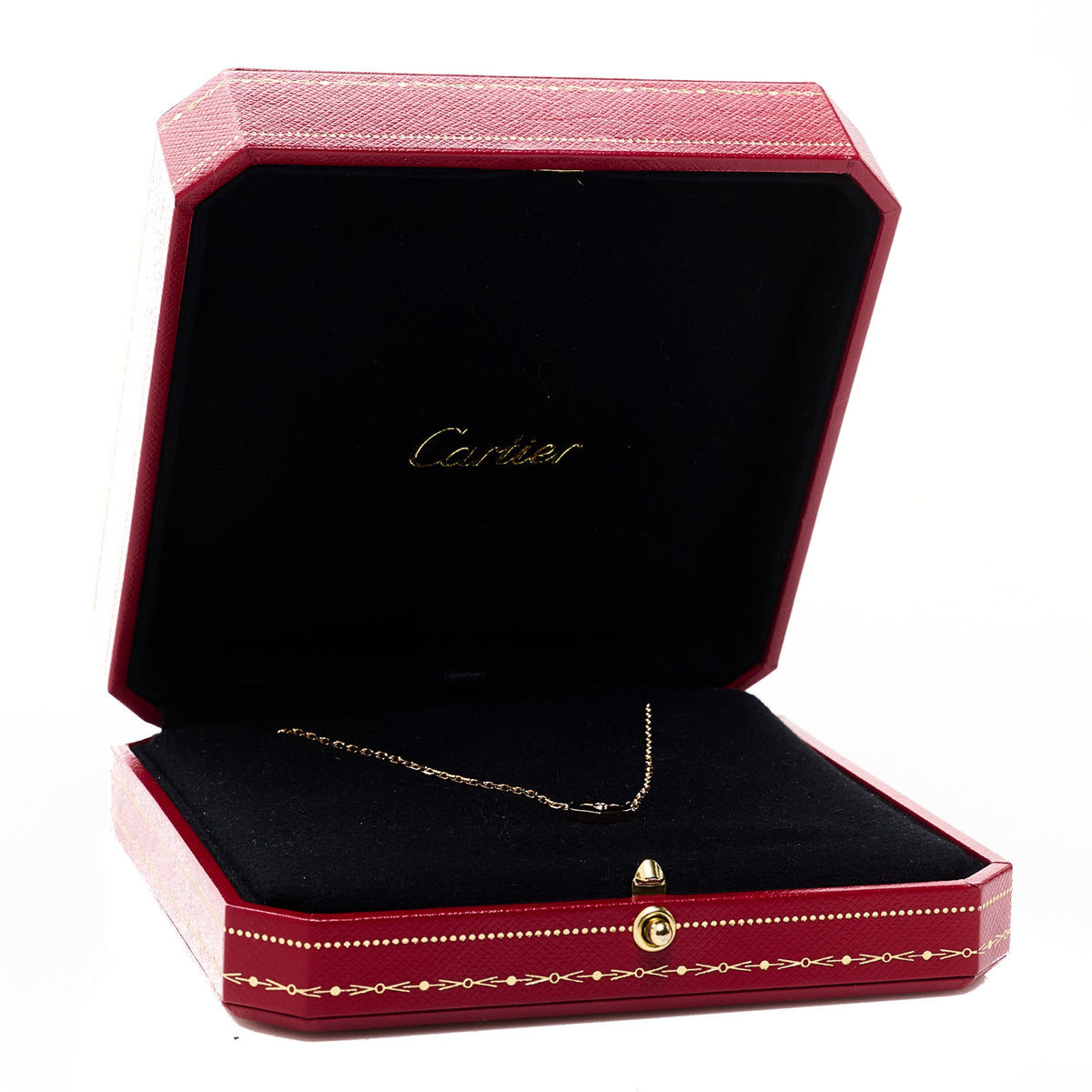 Cartier 18K Pink Gold Diamond XS Hearts and Symbols Necklace 6 of 6
