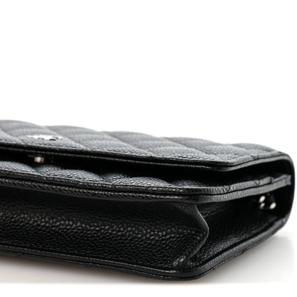 Chanel Caviar Quilted Wallet on Chain WOC Black 11 of 14
