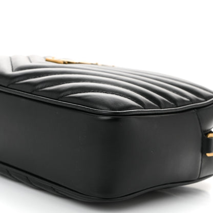 Saint Laurent Calfskin Matelasse Monogram Lou Camera Bag Black 10 of 10