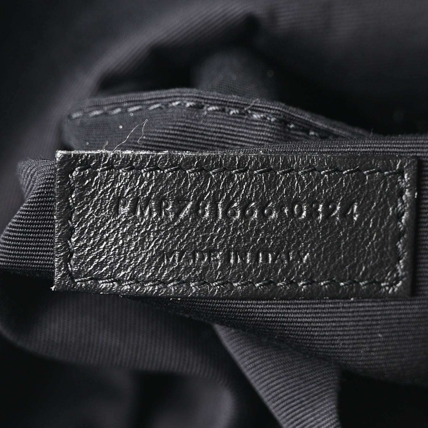 Lambskin Matelasse Monogram Medium Jamie 4.3 Pochon Black