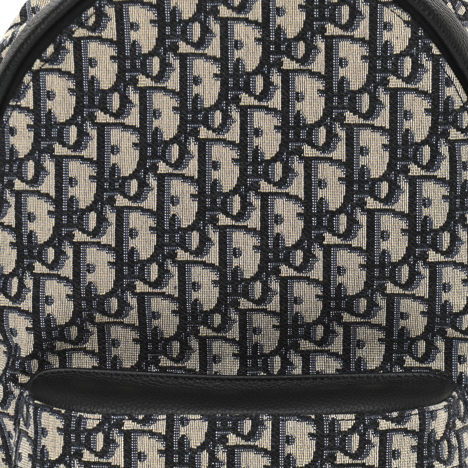 Christian Dior Oblique Calfskin Rider Backpack Beige Black 8 of 11