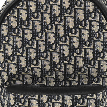 Christian Dior Oblique Calfskin Rider Backpack Beige Black 8 of 11