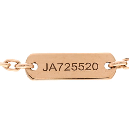 Van Cleef & Arpels 18K Rose Gold Gray Mother of Pearl Vintage Alhambra Pendant Necklace 5 of 6