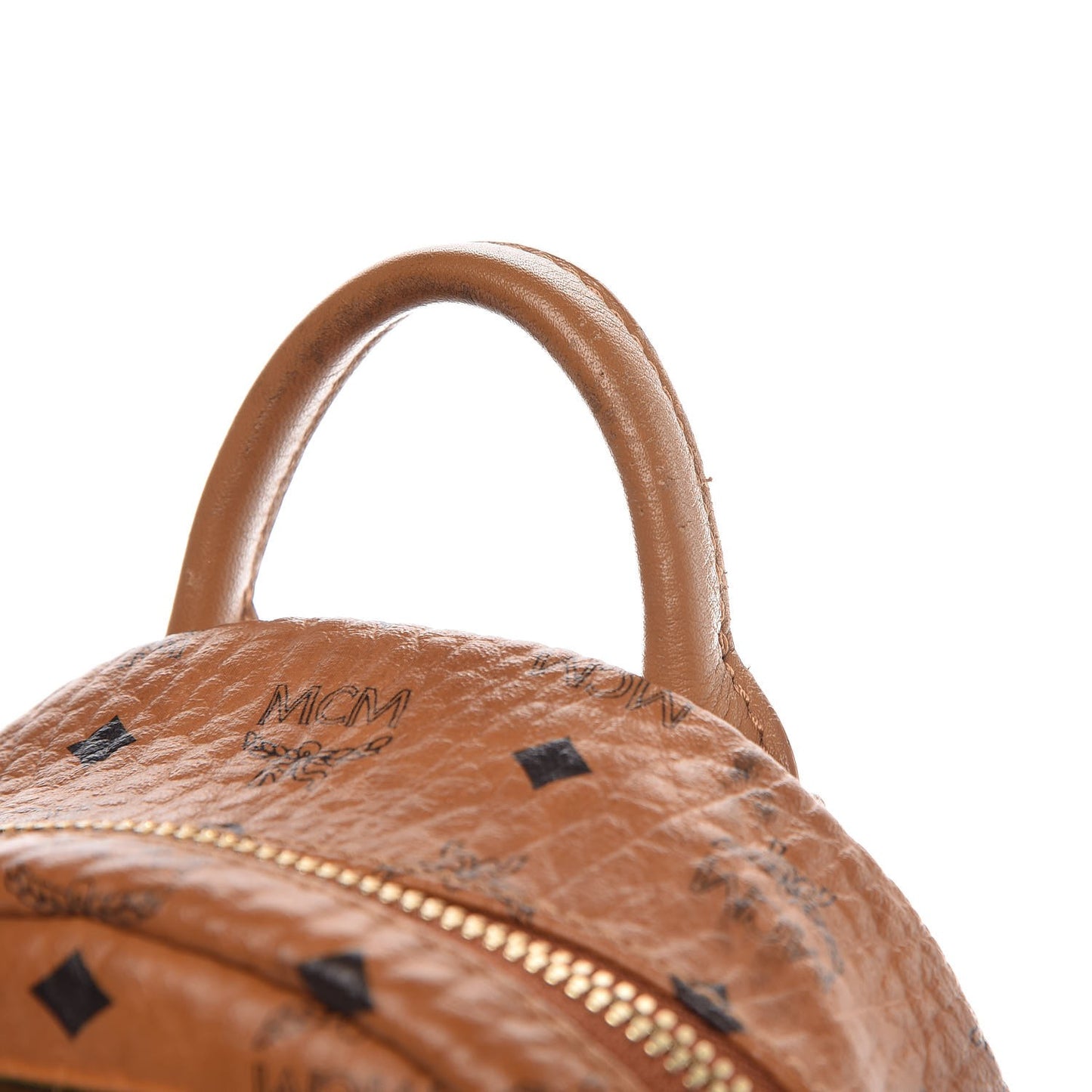 Visetos Side Stud Mini Stark Backpack Cognac