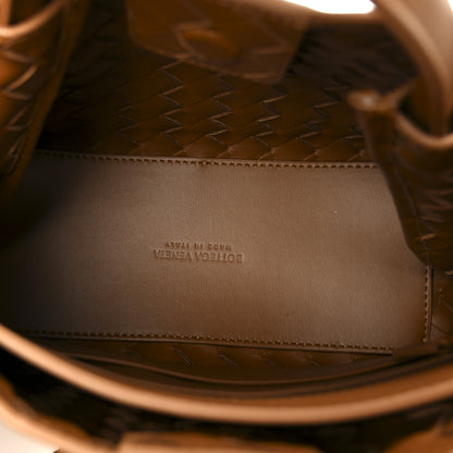 Bottega Veneta Suede Intrecciato Small Andiamo Shoulder Bag Amber 5 of 10