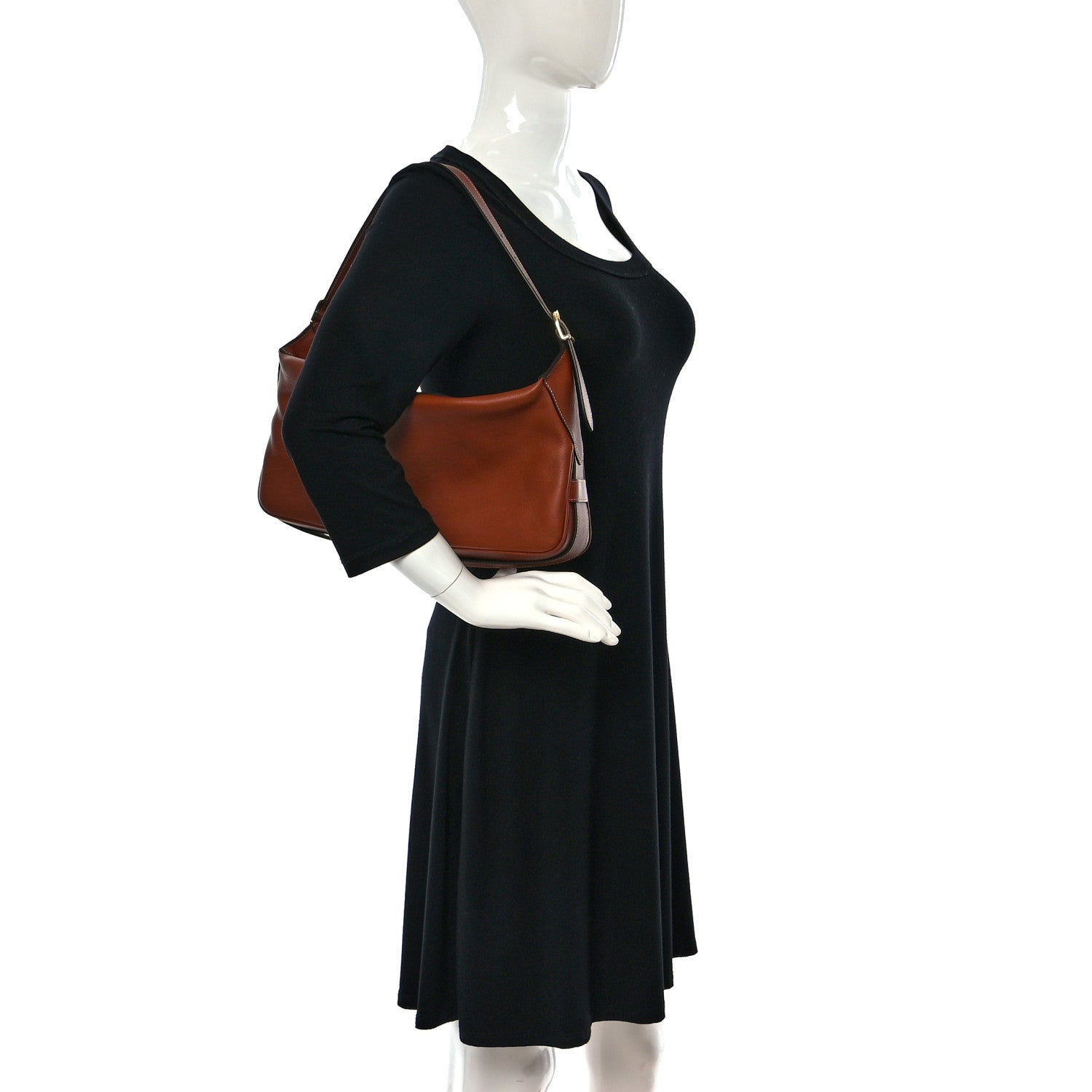 Celine Supple Calfskin Medium Romy Shoulder Bag Tan 2 of 9