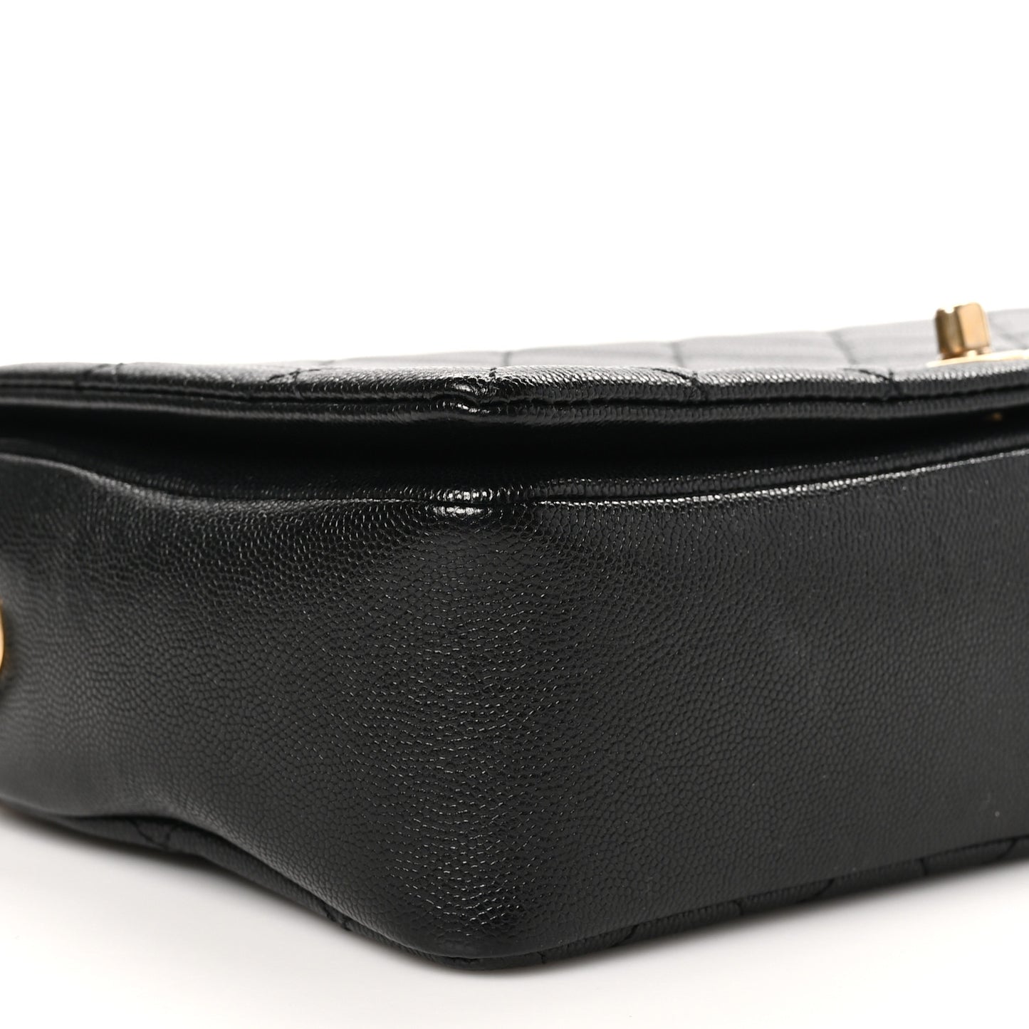 Caviar Quilted Medium Fashion Therapy Flap Bag Black