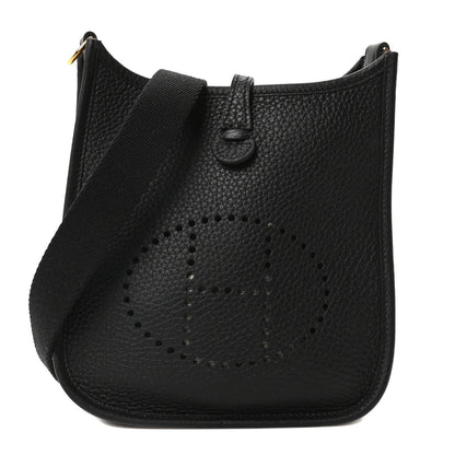 Hermes Taurillon Clemence Evelyne TPM Black 1 of 10