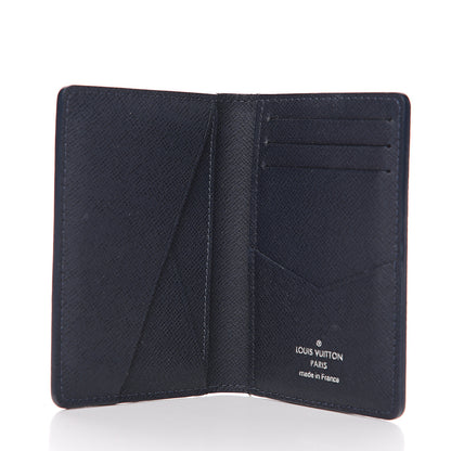 Louis Vuitton Taiga Pocket Organizer NM Blue Marine 4 of 6