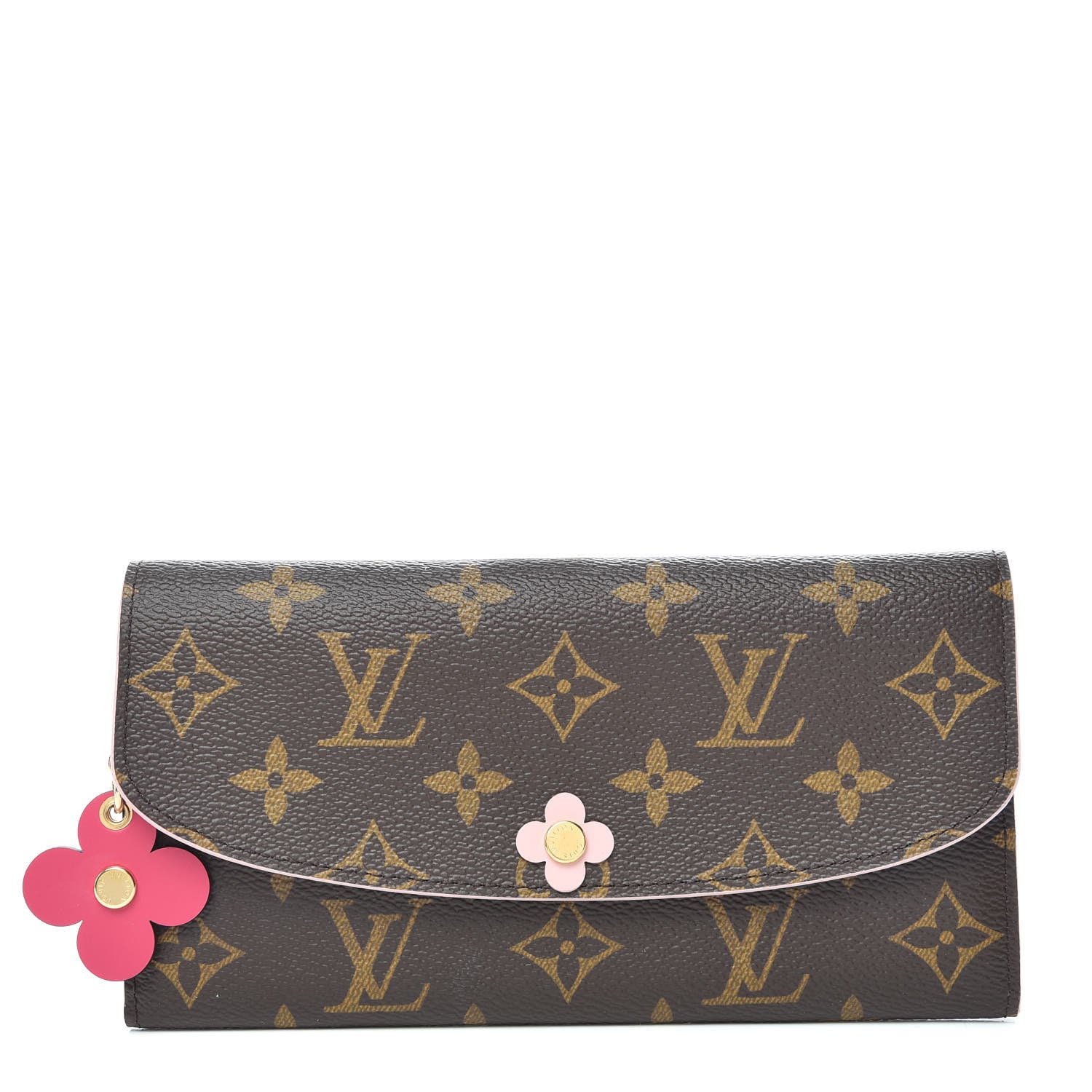 Louis Vuitton Monogram Bloom Flower Emilie Wallet 1 of 10