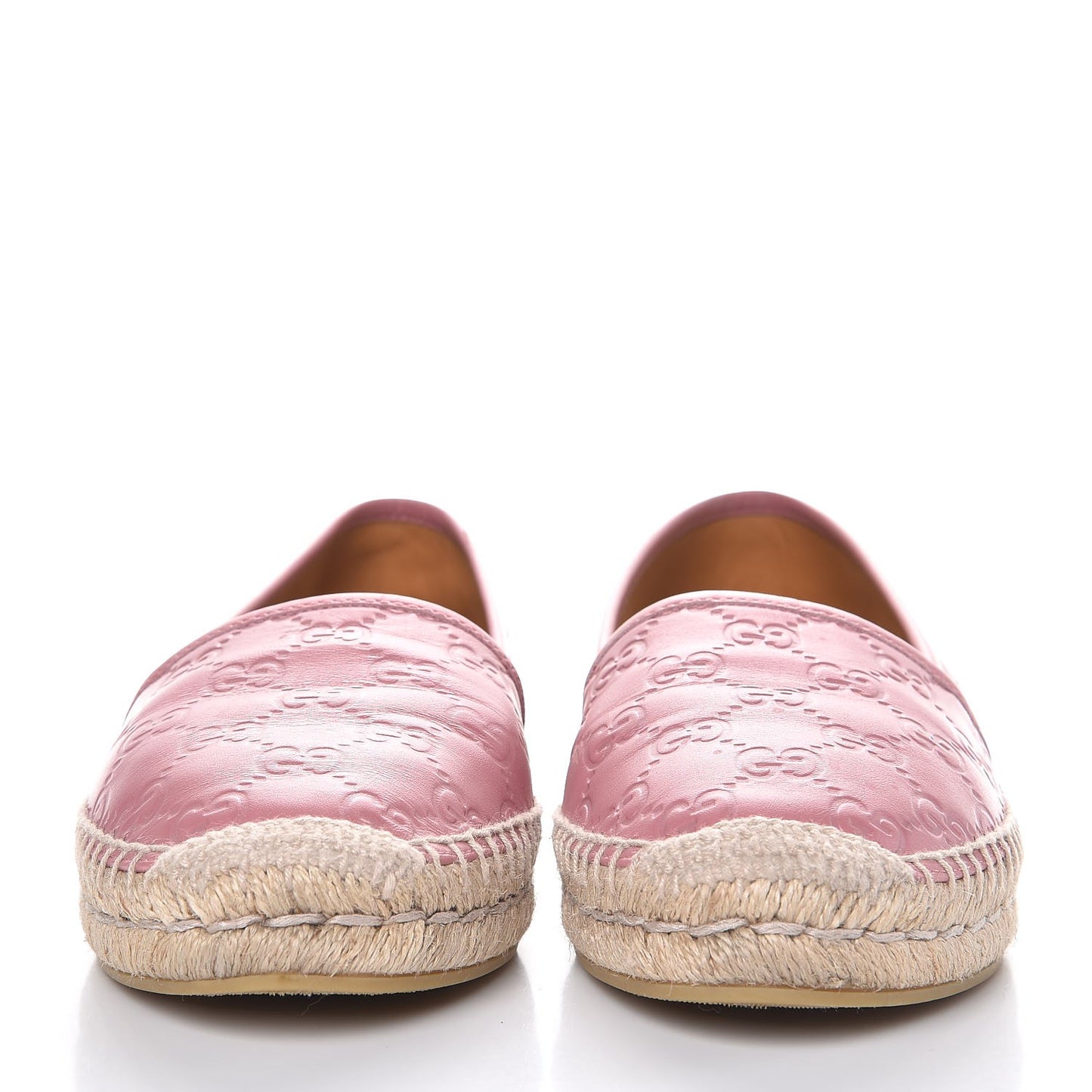 Guccissima Signature Espadrilles 38.5 Rose Baby Candy