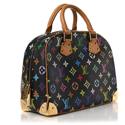 Louis Vuitton Monogram Multicolor Trouville Black 3 of 8
