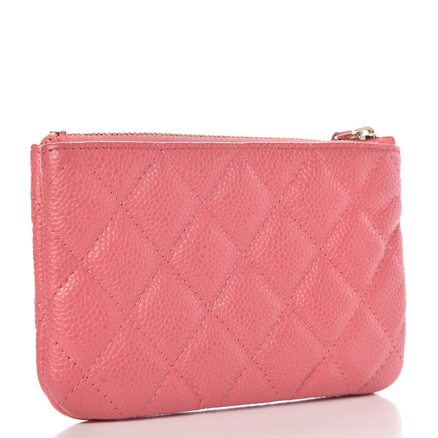 Chanel Caviar Quilted Small Cosmetic Case Pink 3 of 8