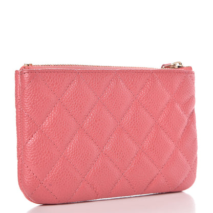 Chanel Caviar Quilted Small Cosmetic Case Pink 3 of 8