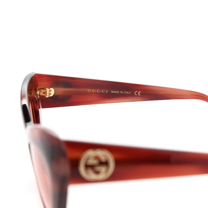 Gucci Cat Eye Sunglasses GG0895S Havana 6 of 8