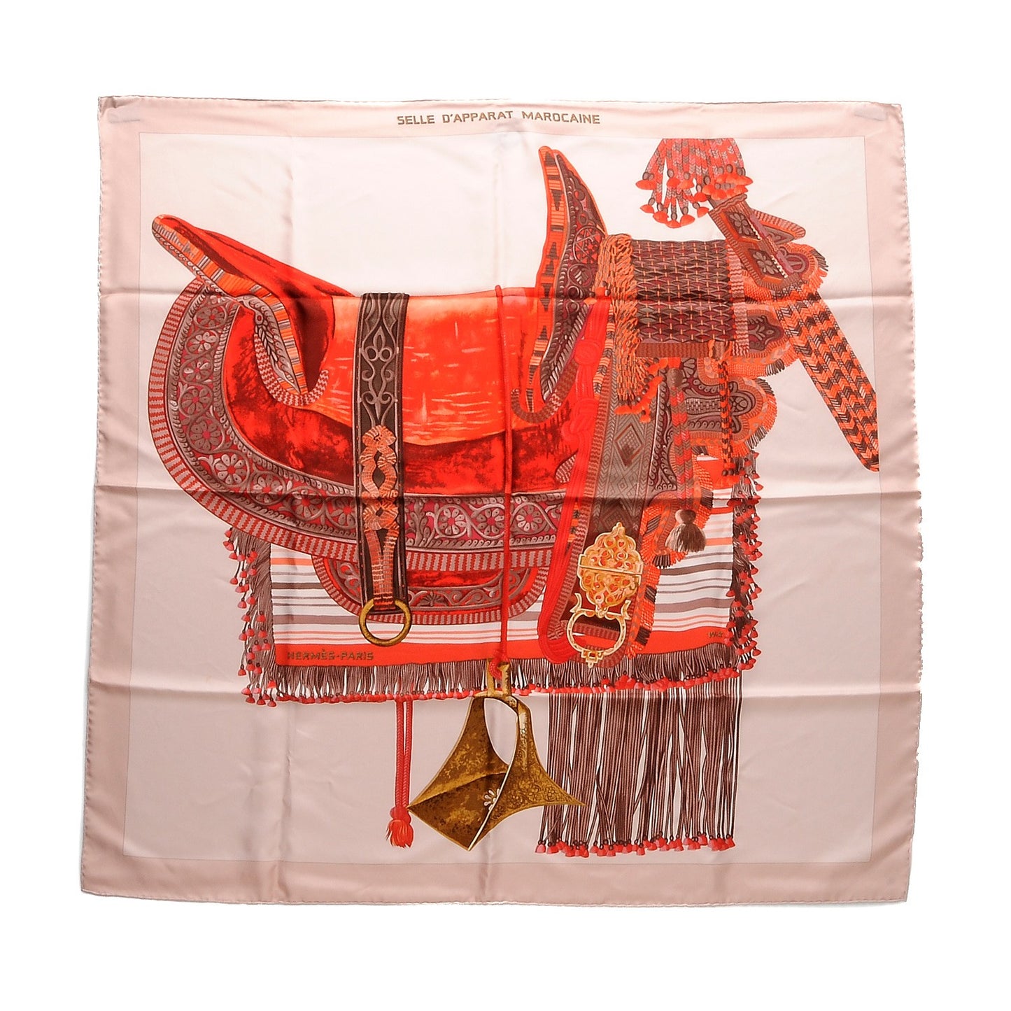 Silk Selle D Apparat Marocaine Scarf 90