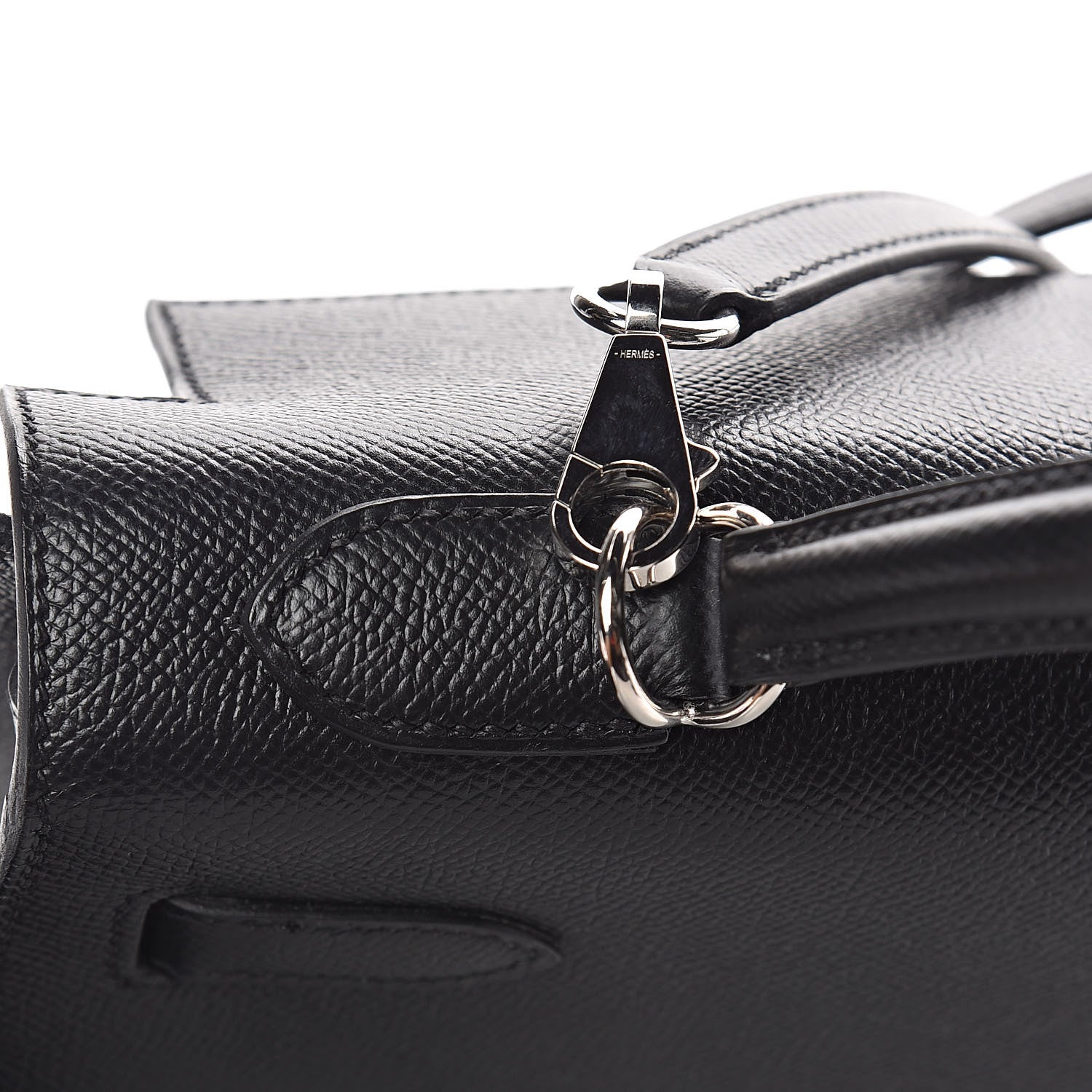 Hermes Epsom Kelly Sellier 32 Black 13 of 36
