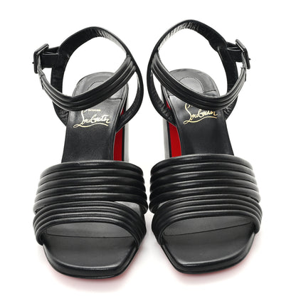 Christian Louboutin Nappa Manola 85 Sandals 37.5 Black 3 of 9