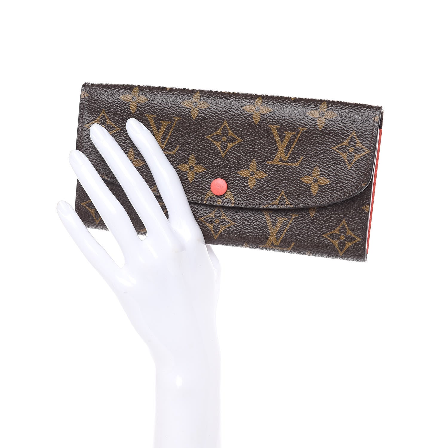 Louis Vuitton Monogram Emilie Wallet Poppy 2 of 10