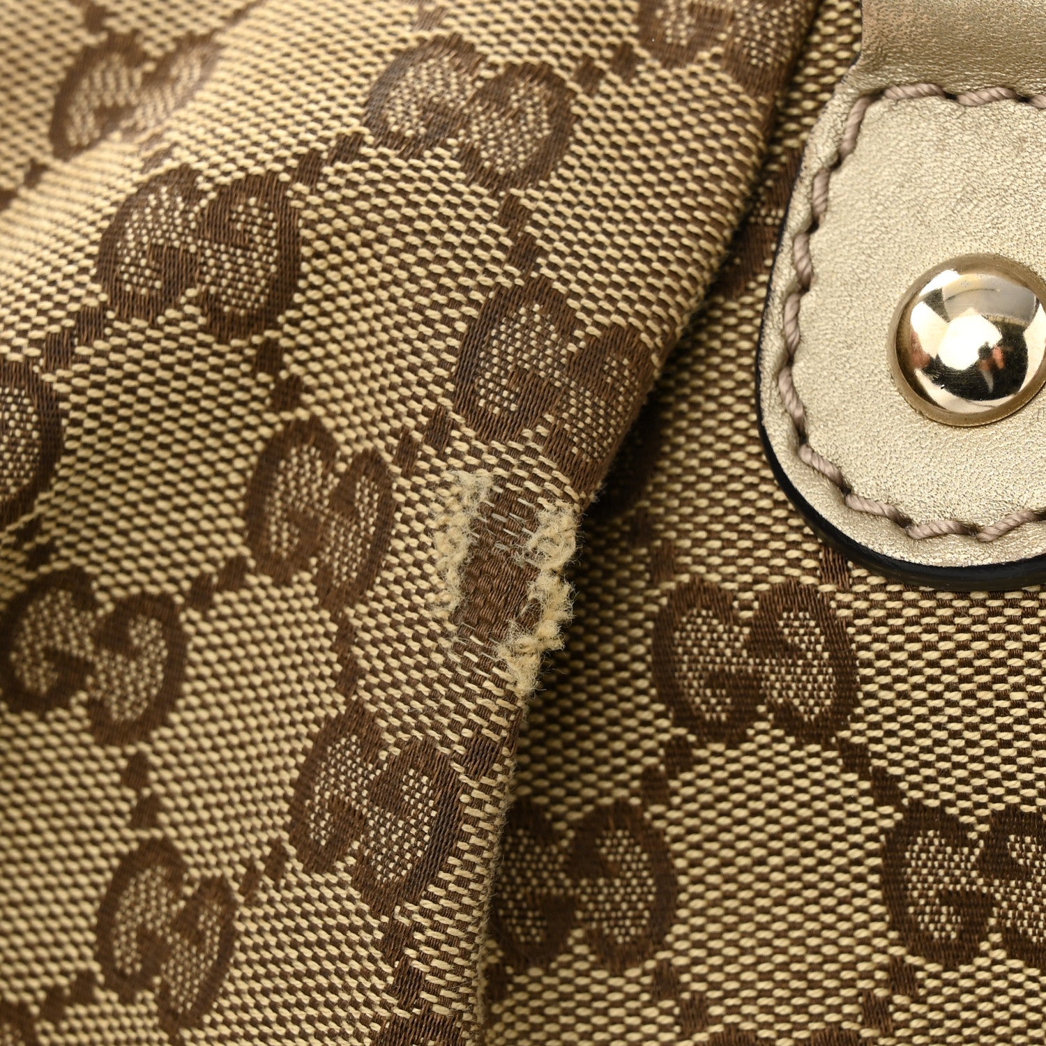 Gucci Monogram Margaux Calfskin Medium Sukey Top Handle Bag Beige Ebony Mystic White 13 of 17