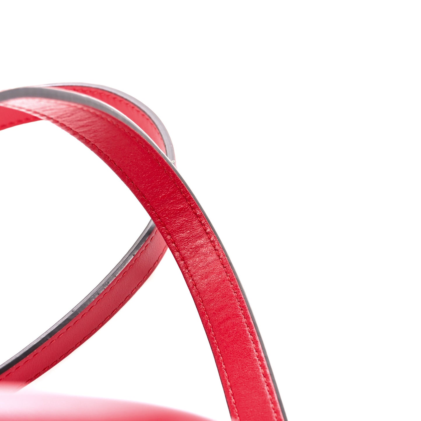 Calfskin Matelasse Mini GG Marmont Chain Shoulder Bag Hibiscus Red