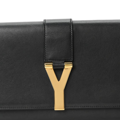 Saint Laurent Calfskin Classic Y Ligne Clutch Black 8 of 10