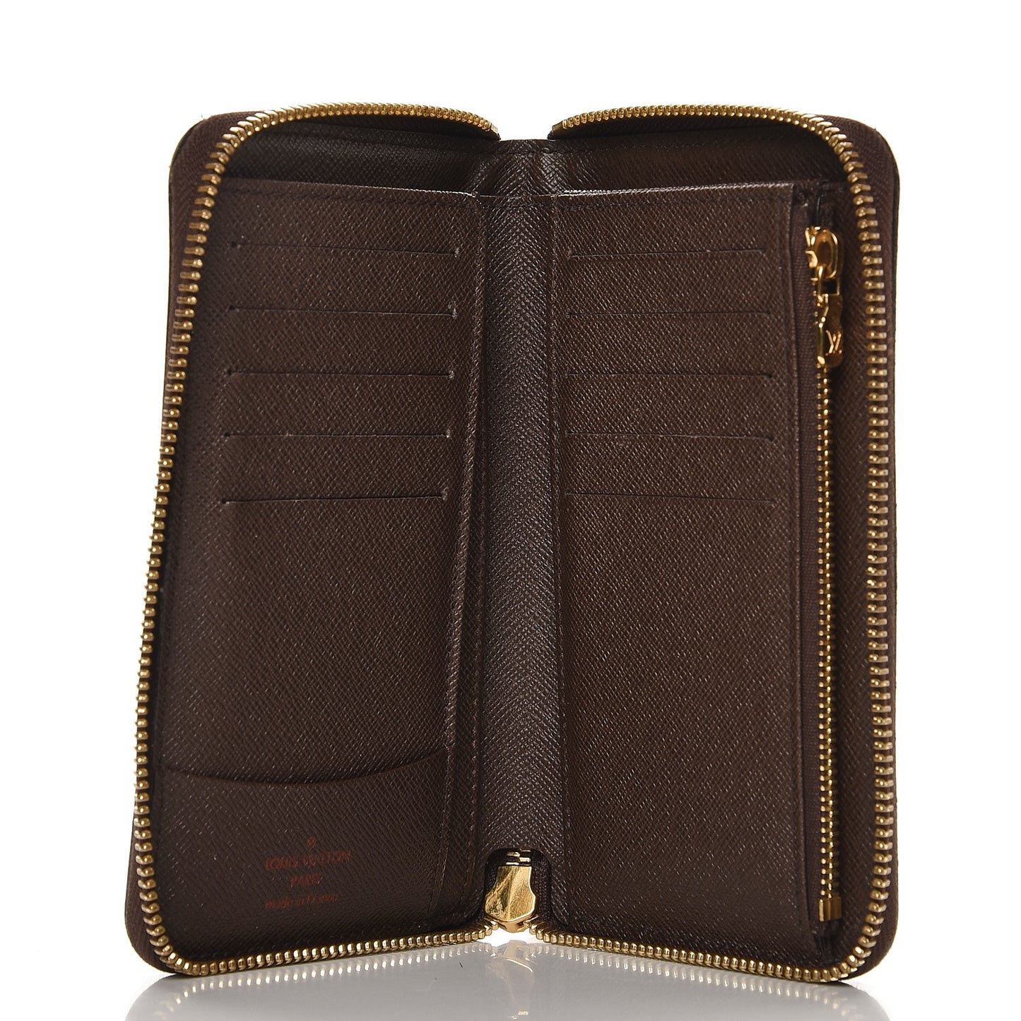 Damier Ebene Zippy Compact Wallet