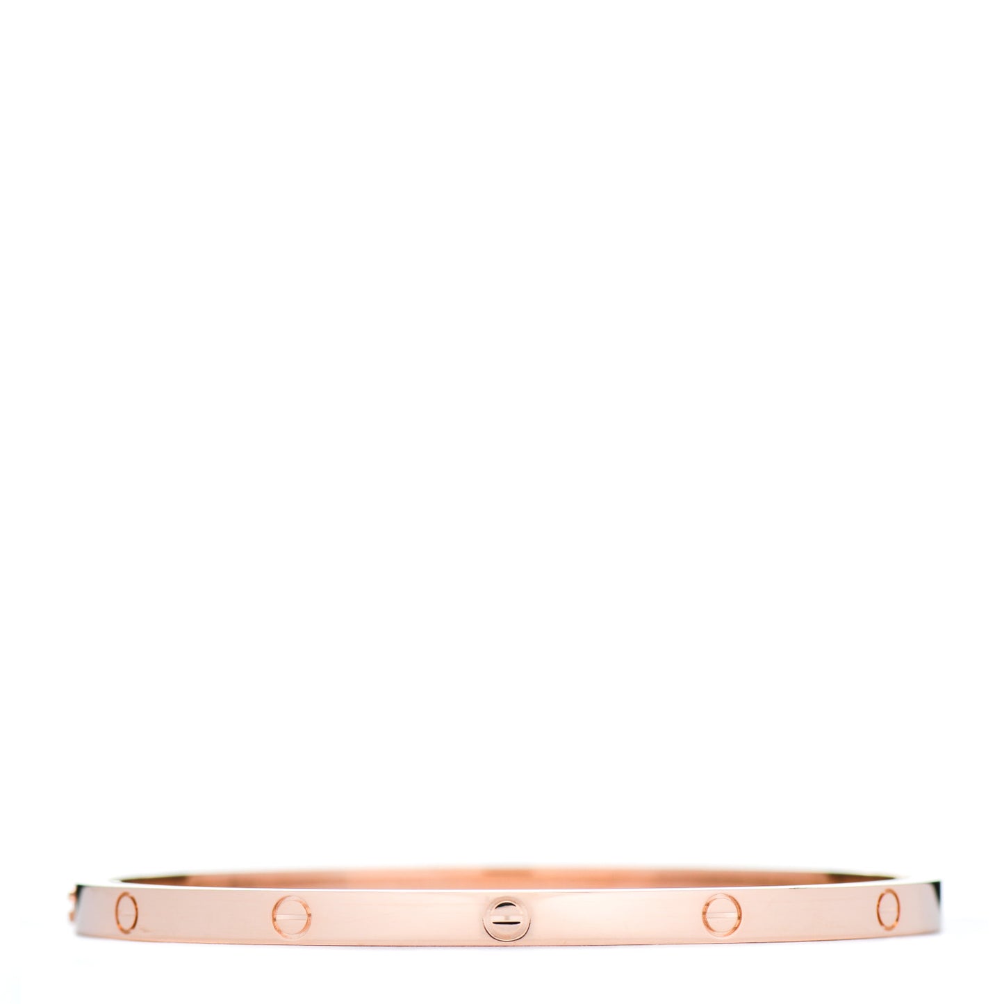 18K Pink Gold Small LOVE Bracelet 17