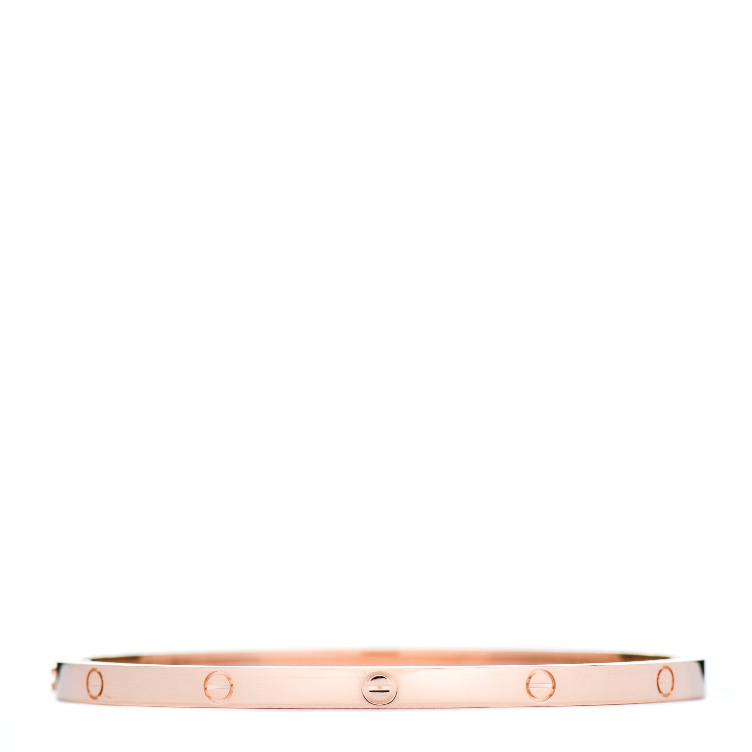 Cartier 18K Pink Gold Small LOVE Bracelet 17 1 of 5