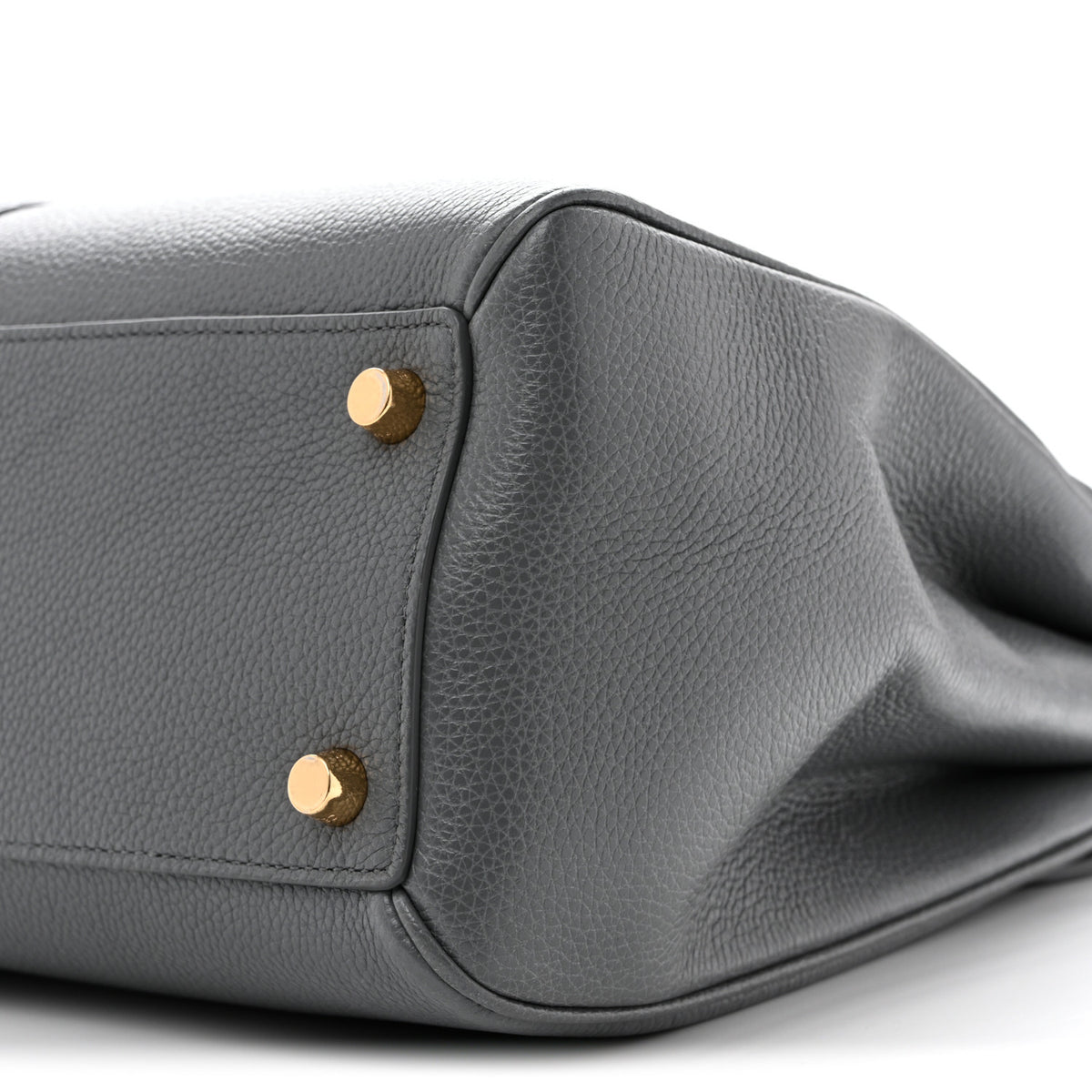 Grained Calfskin Classique 16 Top Handle Bag Cloud