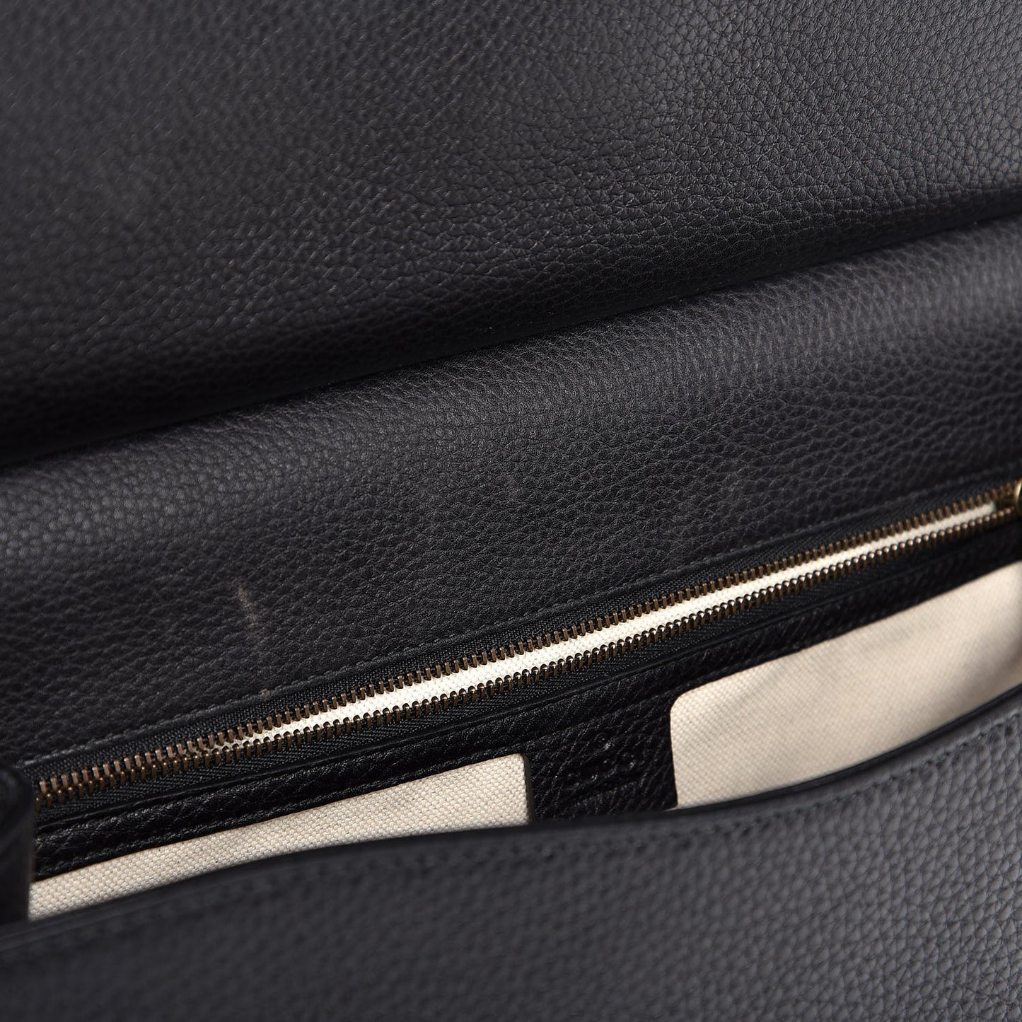 Calfskin Feline Medium GG Marmont Top Handle Bag Black