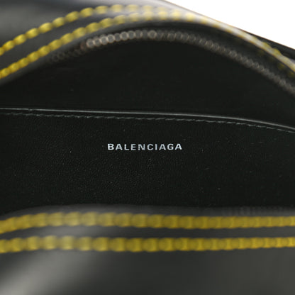 Balenciaga Calfskin Quilted Car Clutch S Black and Yellow 6 of 9