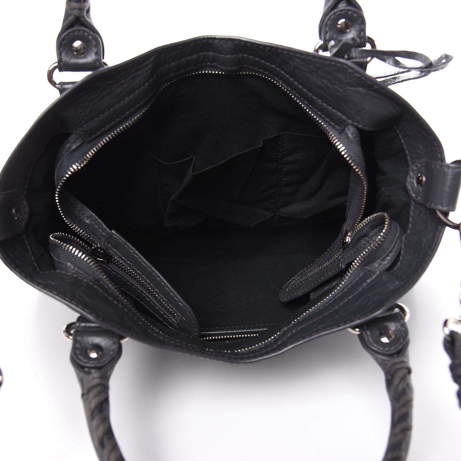 Balenciaga Agneau Giant 12 Silver Hardware Town Gris Tarmac 5 of 9