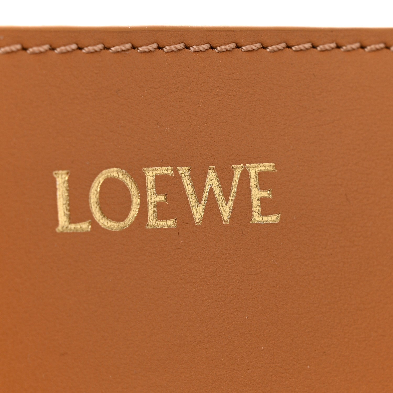 Loewe Shiny Calfskin Medium Puzzle Fold Tote Warm Desert 6 of 11
