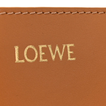 Loewe Shiny Calfskin Medium Puzzle Fold Tote Warm Desert 6 of 11