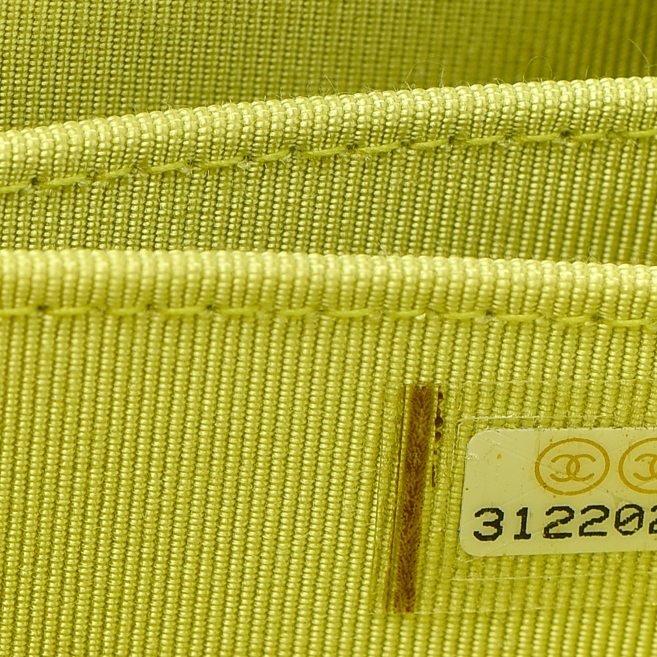 Lambskin Quilted Zip Coin Purse Wallet Neon Yellow