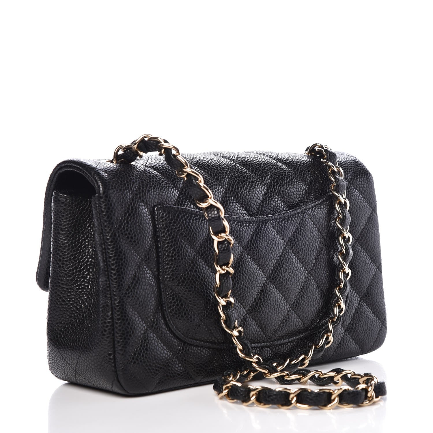 Chanel Caviar Quilted Mini Rectangular Flap Black 3 of 7