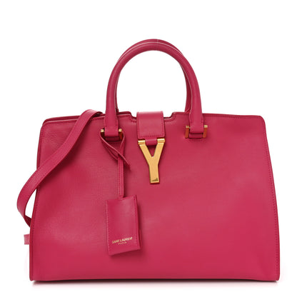 Saint Laurent Calfskin Small Classic Y Cabas Fuchsia 1 of 8