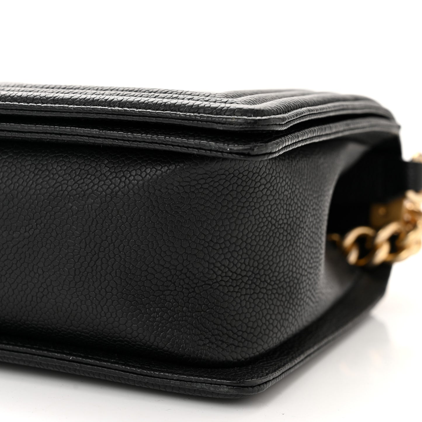 Caviar Quilted New Medium Boy Flap Black