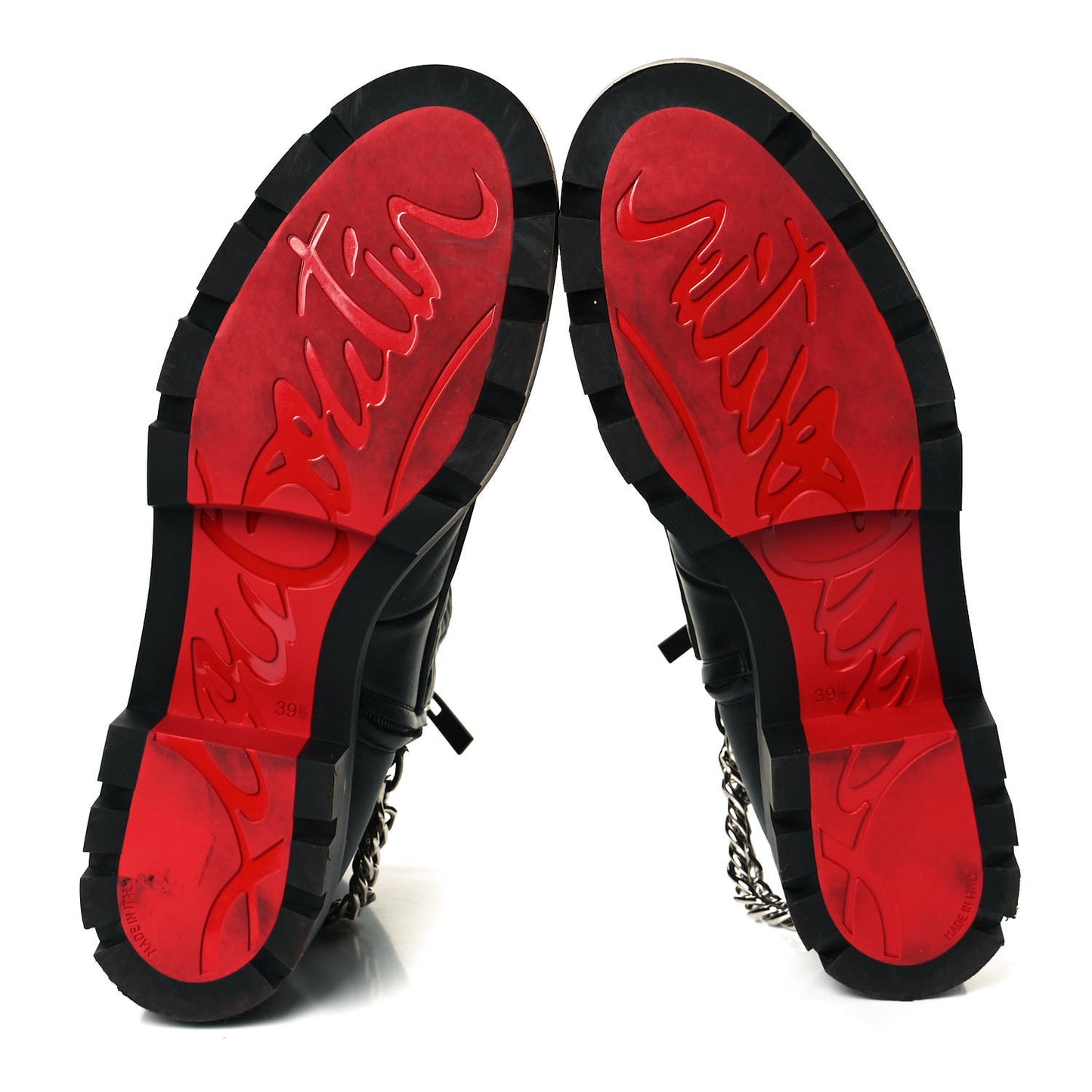 Calfskin Maddic Max Flat Boots 39.5 Black