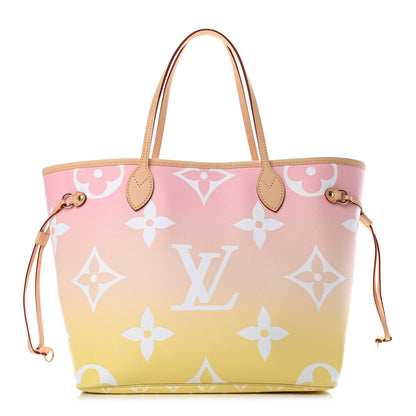 Louis Vuitton Monogram Giant By The Pool Neverfull MM Light Pink 1 of 4