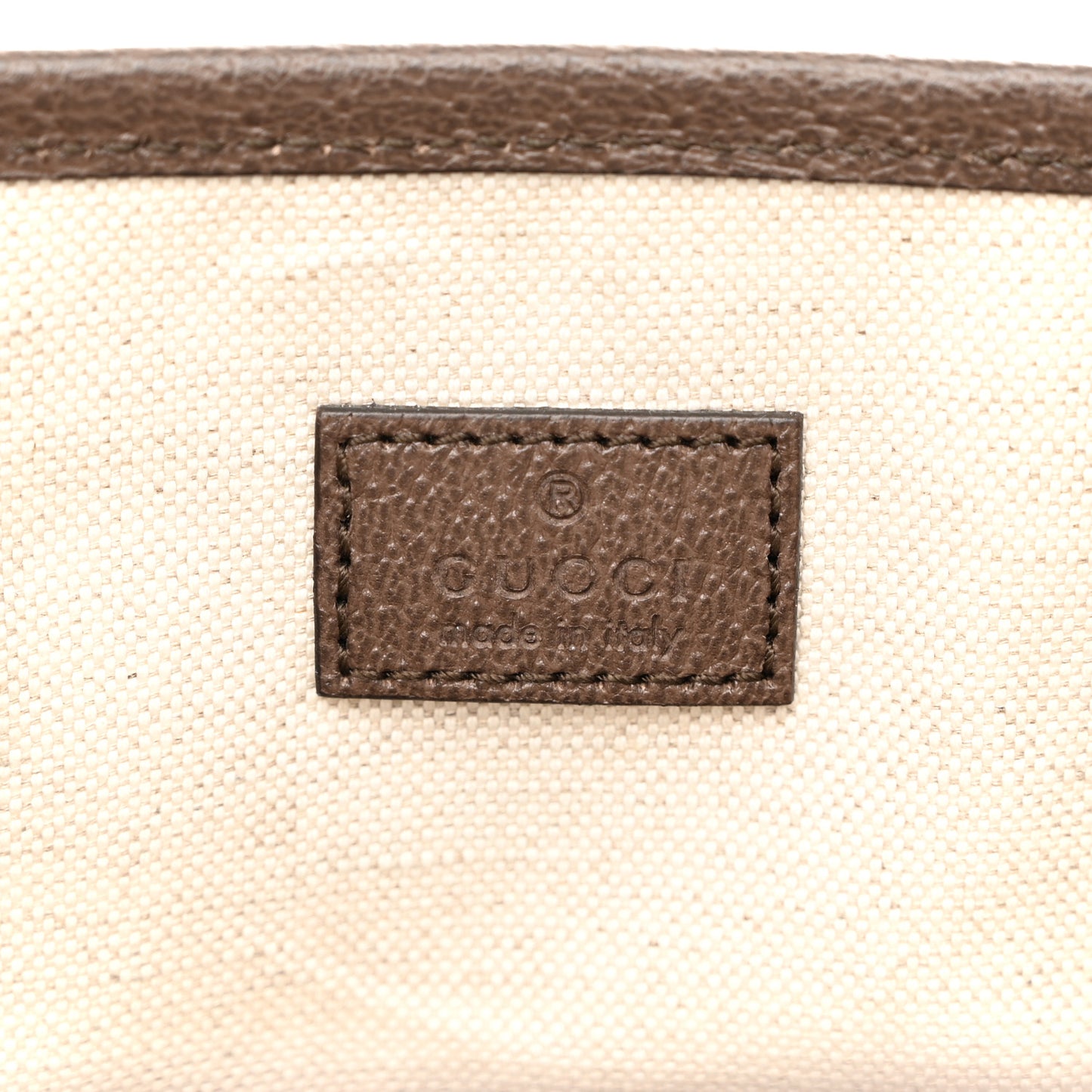 GG Supreme Monogram Textured Calfskin Small Ophidia Shoulder Tote Bag Beige Ebony New Acero