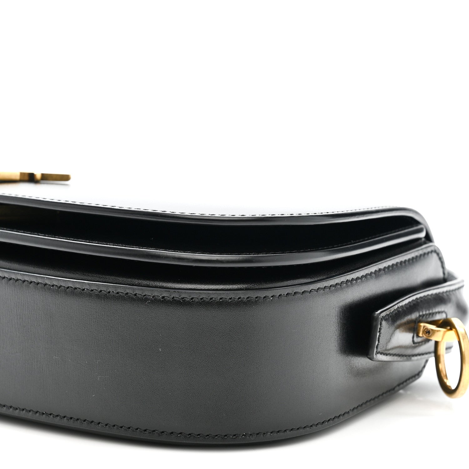 Saint Laurent Box Calfskin Voltaire Top Handle Crossbody Bag Black 10 of 10