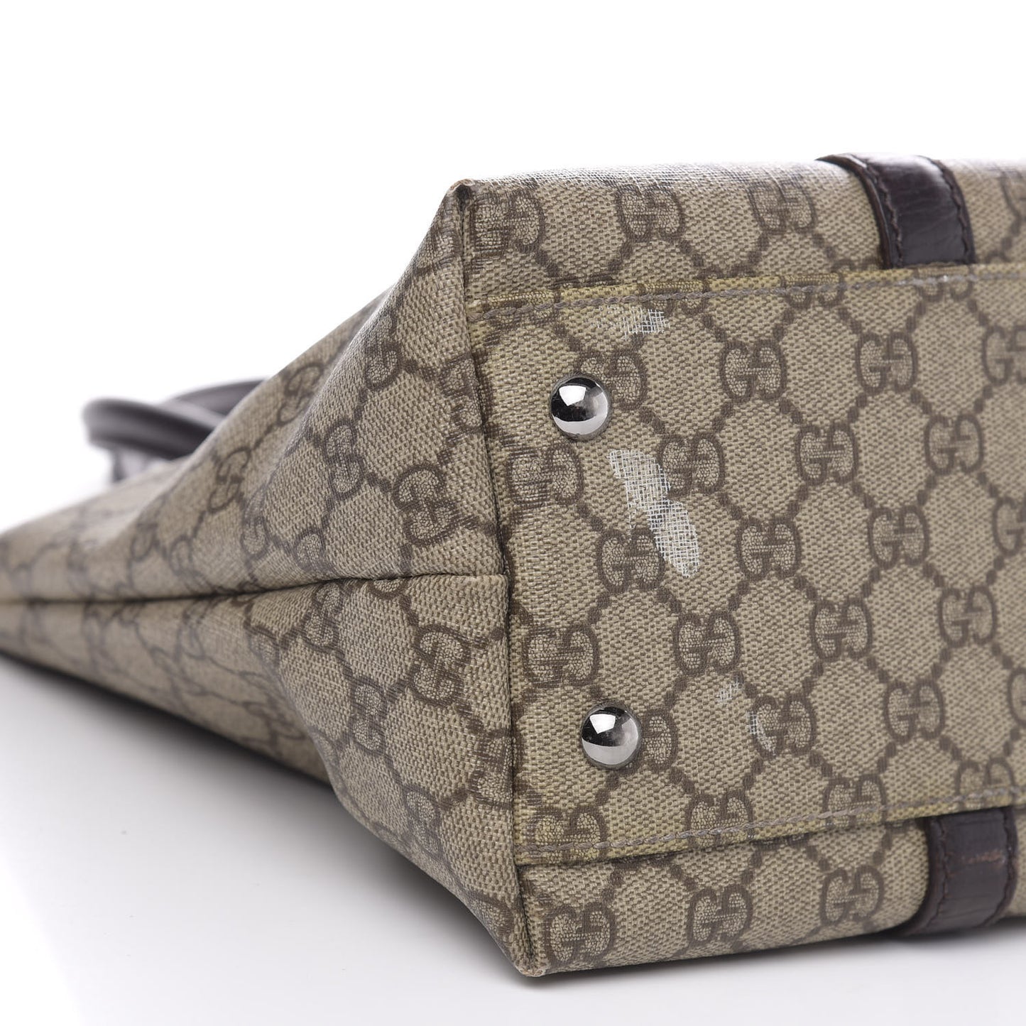 GG Plus Monogram Medium Joy Tote Dark Brown