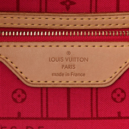 Louis Vuitton Monogram My LV Heritage Neverfull MM Fuchsia Yellow 5 of 10