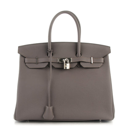 Hermes Togo Birkin 35 Etain 1 of 24